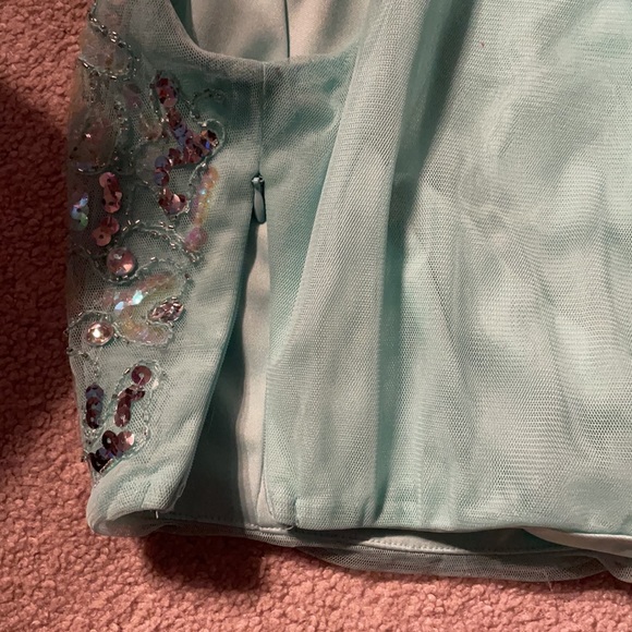 As u wish teal semi formal two piece - Picture 9 of 13
